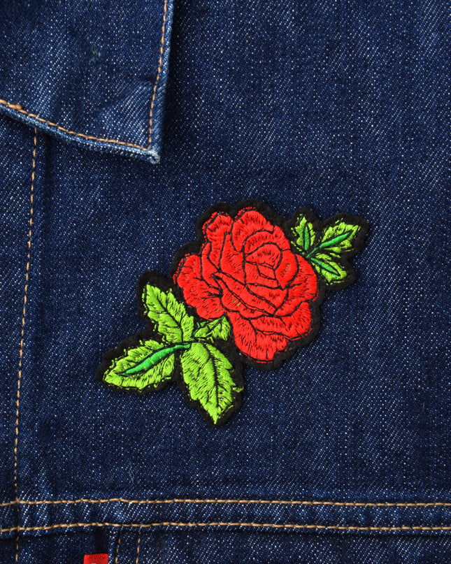 Rose with Leaves Patch
