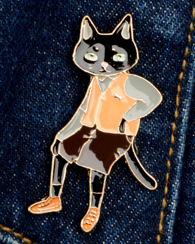 Cat Boy Enamel Pin