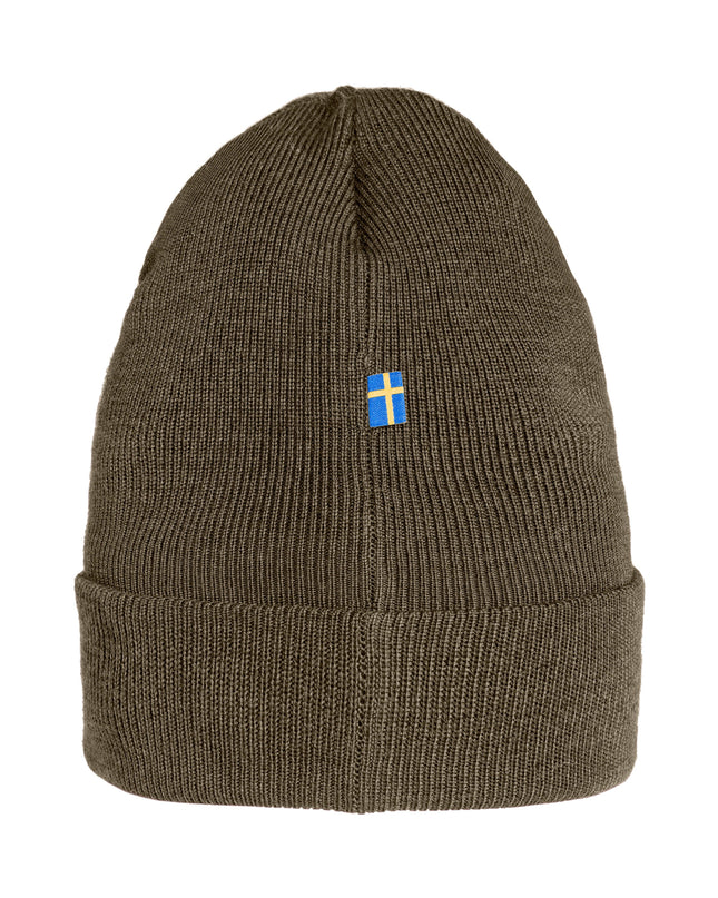 Fjallraven Classic Knit Hat in Dark Olive Green
