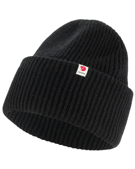 Fjallraven Heavy Beanie in Classic Black