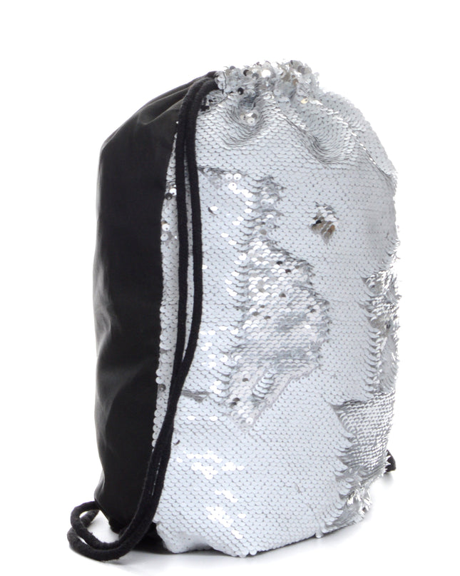 Glitter Gym Bag - White I