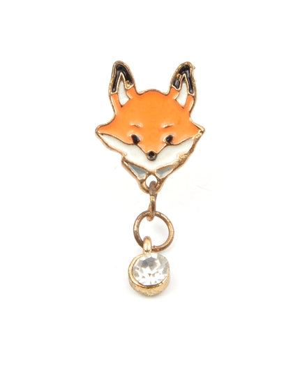 Easter Fox Plush Badge