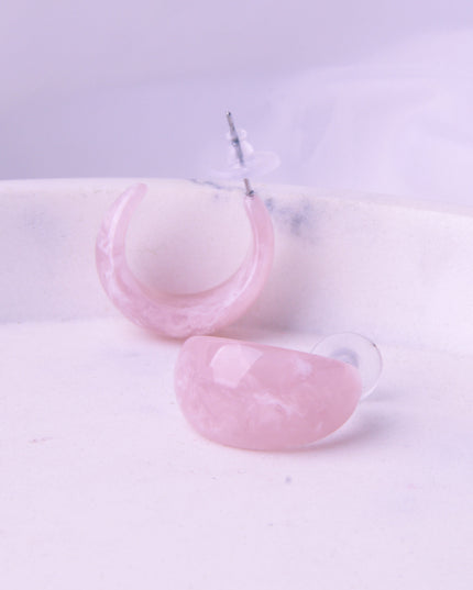 Powder Amber Earrings