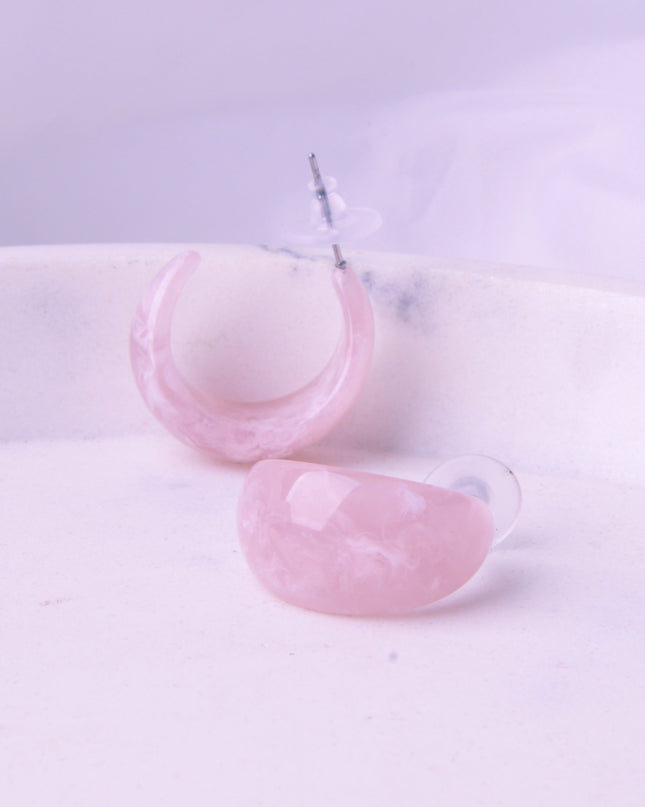 Powder Amber Earrings