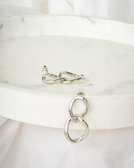 Pendientes de Cadena de Plata