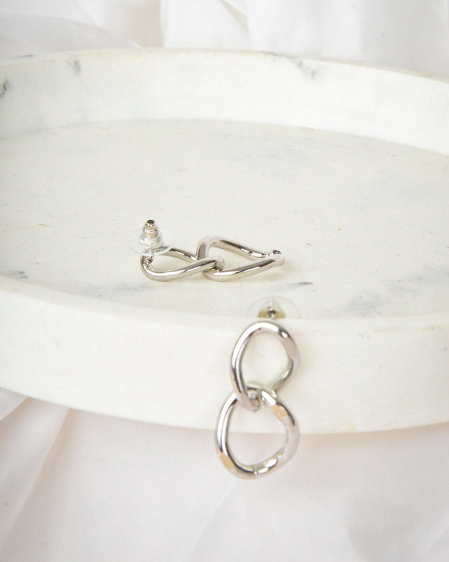 Silver Chain Earrings