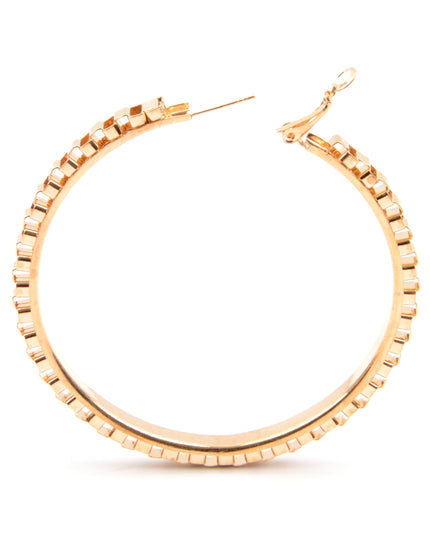 Hoop Earrings - Chain