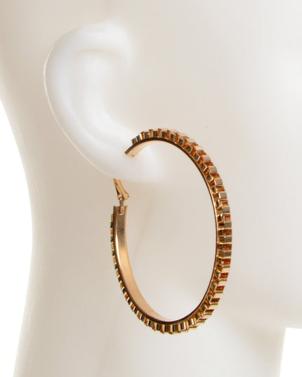 Hoop Earrings - Chain