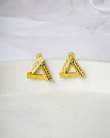 Earrings - Triangle Gold