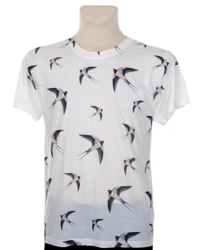 T-Shirt - Swallow Design on Sale for Men, Women, and Kids