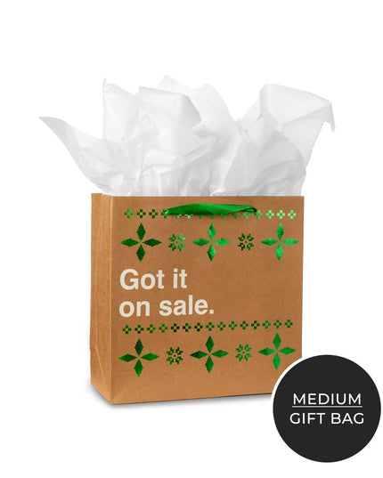 Funny Christmas Gift Bags - Set of 6