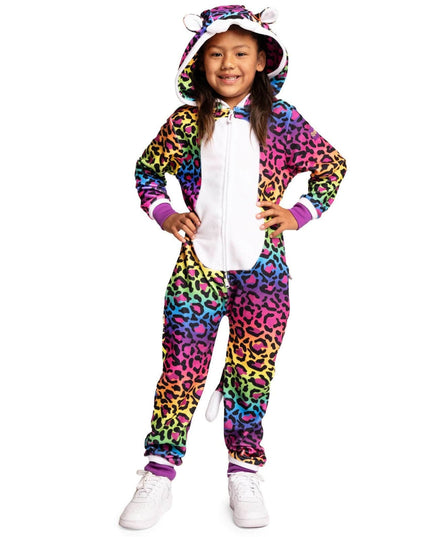 Girl's 90's Leopard Costume