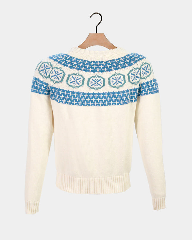 Kvinders økologisk bomuld gletsjer-sweater
