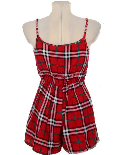 Button Romper - Checkered I