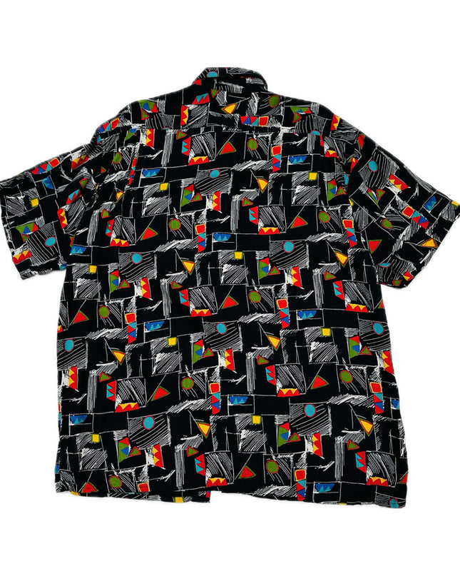 Vintage Graphic Button-Up Shirt - Holiday Sweater Collection