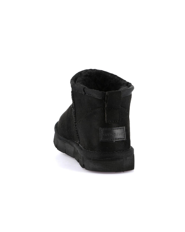 Grünland Women's Extra Short Boots - Nero | Chic Holiday Style