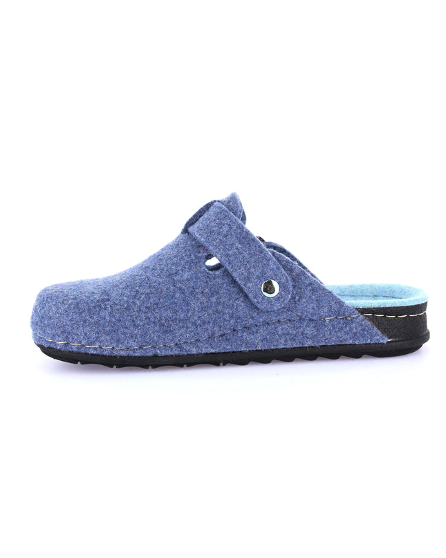 Grünland PILA Women's Slippers - Indaco Acqua | Stylish Holiday Footwear