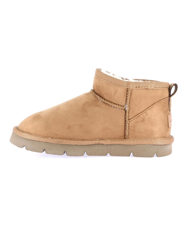 Grünland Women's Extra Short Boots - Cuoio | Cozy and Trendy for Christmas