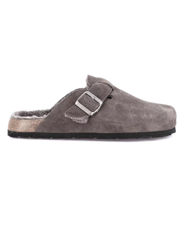 Grünland Men's Plush Clogs - Antracite | Ideal Christmas Comfort