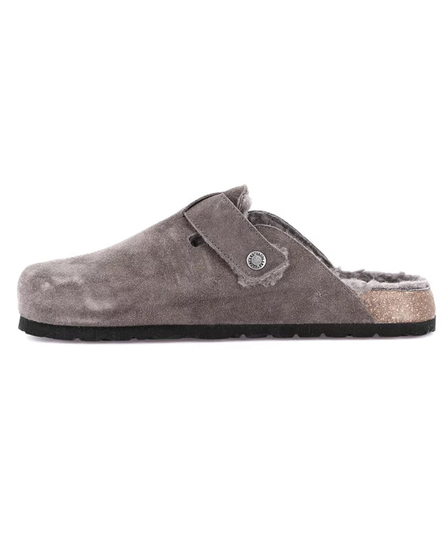 Grünland Men's Plush Clogs - Antracite | Ideal Christmas Comfort