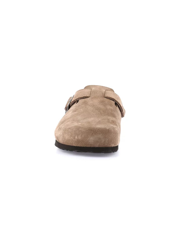 Grünland Men's Plush Clogs - Taupe | Cozy Footwear for the Holidays