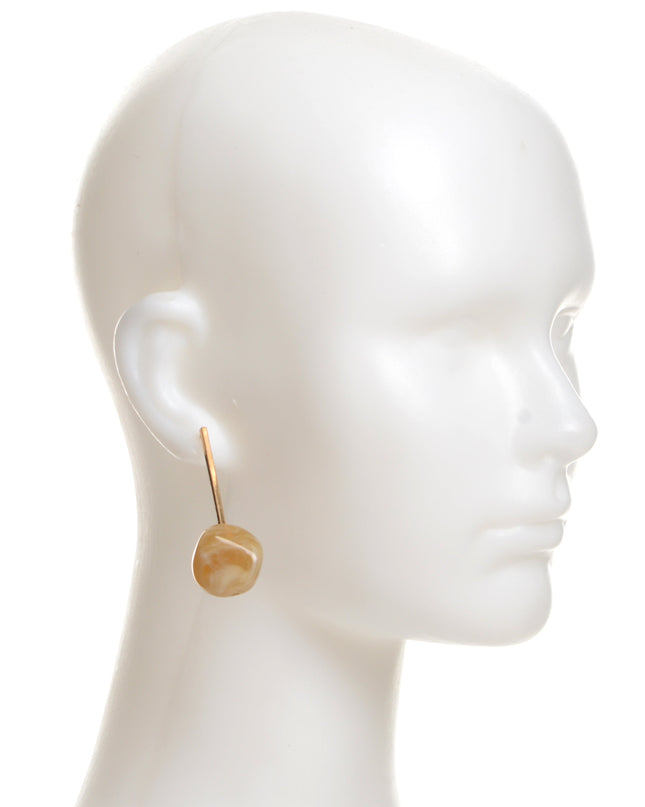 Brown Resin Earrings for Christmas