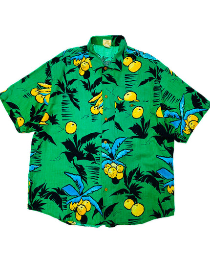 Vintage Fruity Button-Up Shirt - Holiday Sweater Collection