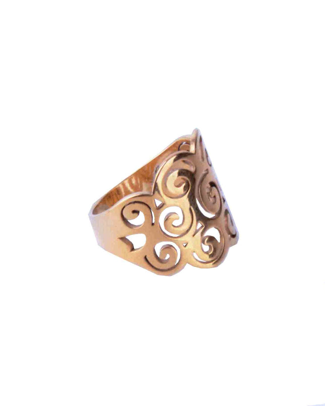 Wave Filigree Ring