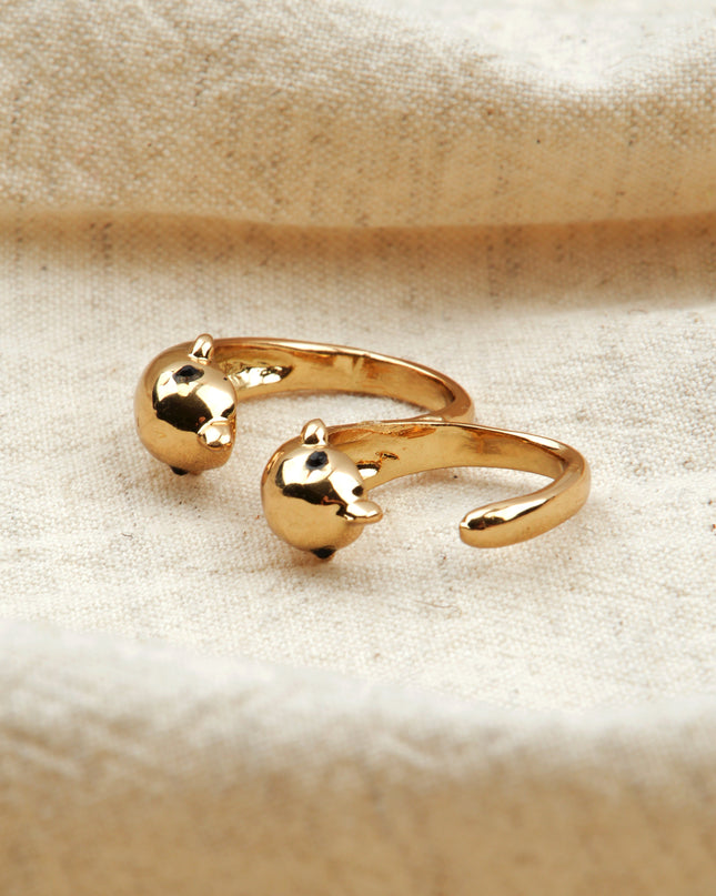 Anillo Doble Delfín