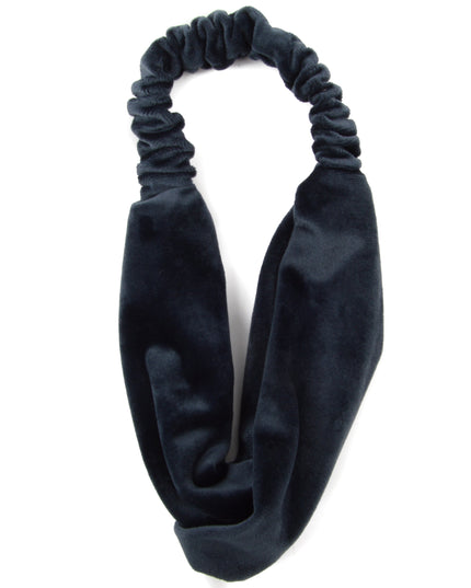 Grå Velour Hovedbånd