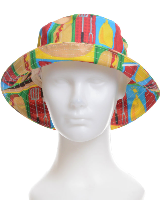 Gorra de Pescador con Comida Rápida