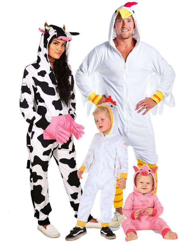 Gårdsdyr Familie Kostumer