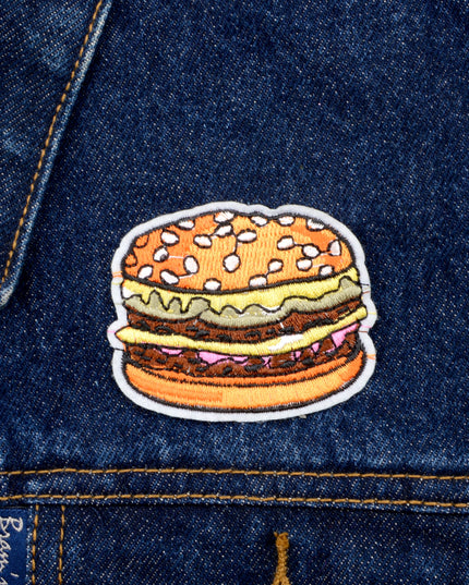 Iron-On Patch - Hamburger