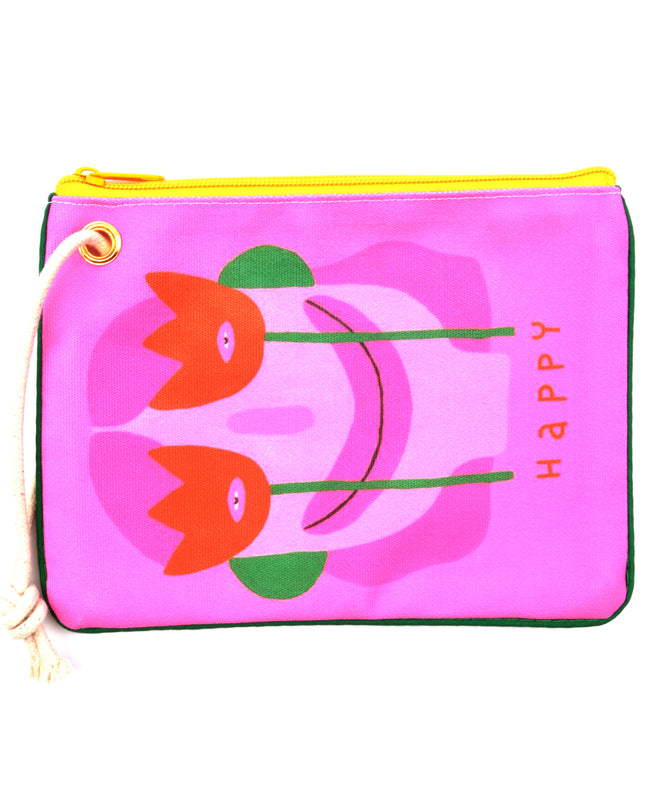 Happy Makeup Bag