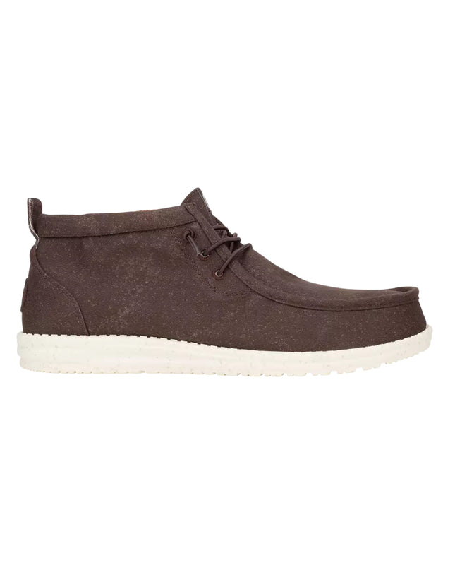 HeyDude - Wally Mid Canvas Mole Brown