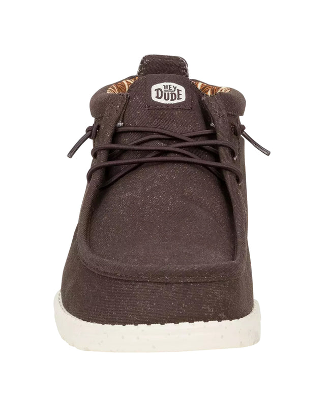 HeyDude - Wally Mid Canvas Mole Brown