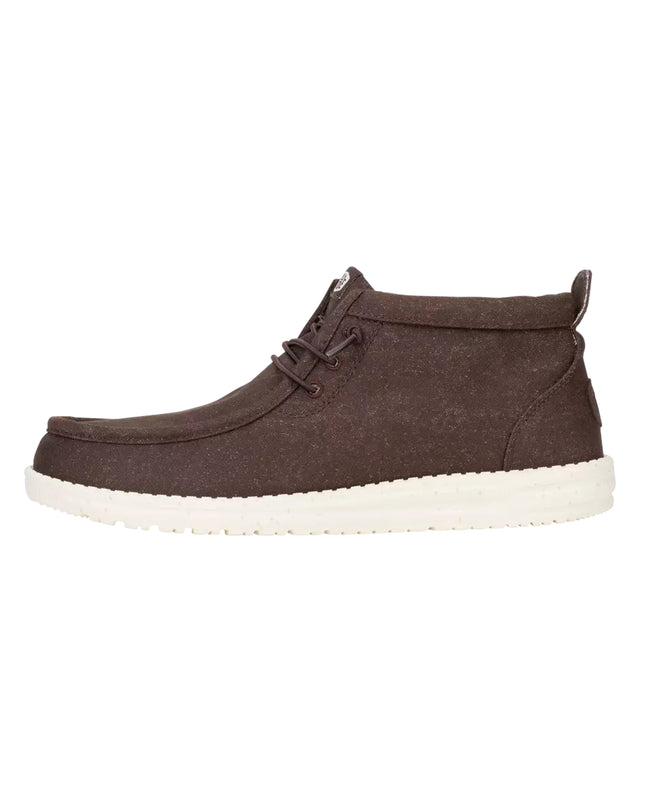 HeyDude - Wally Mid Canvas Mole Brown