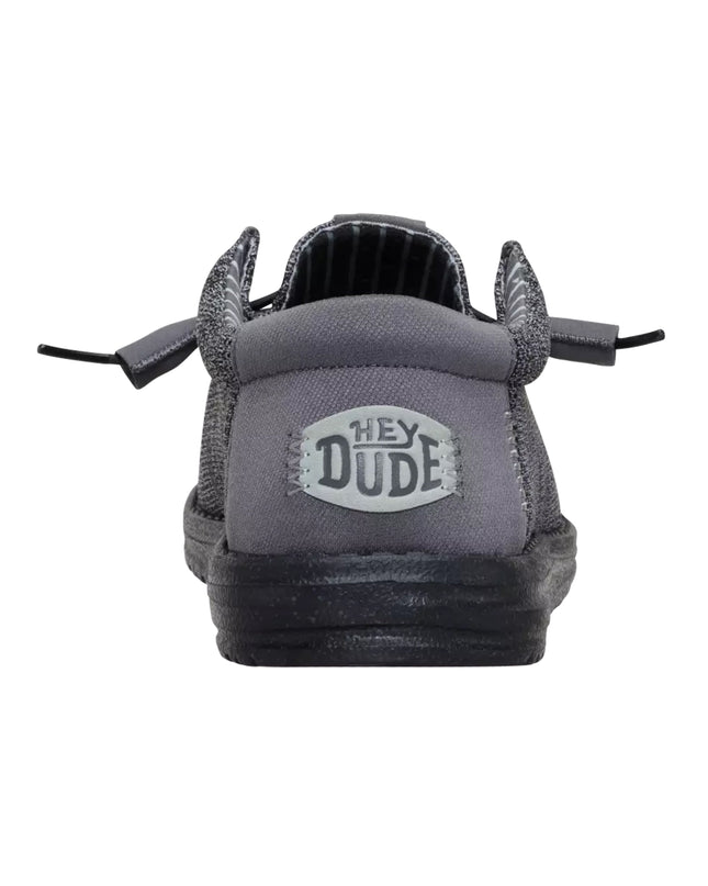 HeyDude - Wally Stretch Sox Granite Grey Black