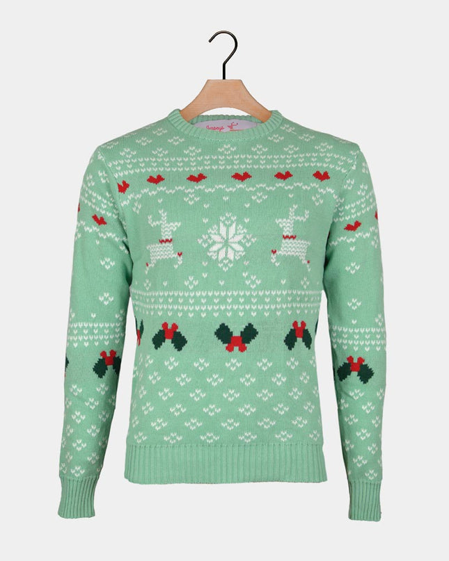 Green "Sweet Christmas" Sweater for Men