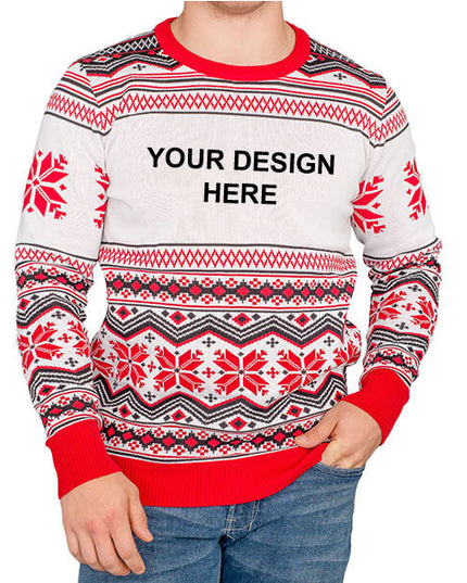 Suéter Feo de Navidad Personalizado para Adultos