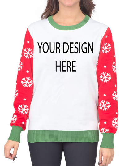Suéter Feo de Navidad Personalizado para Adultos