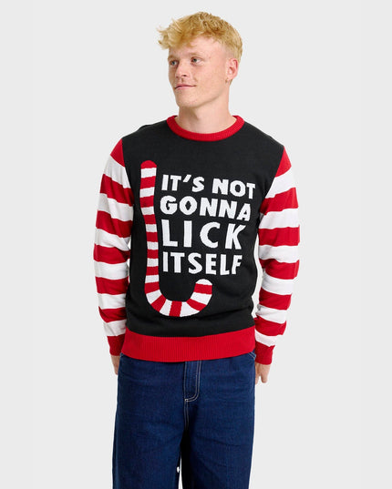 Candy Cane Christmas Sweater for Men