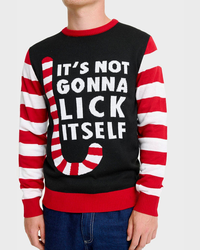 Candy Cane Christmas Sweater for Men