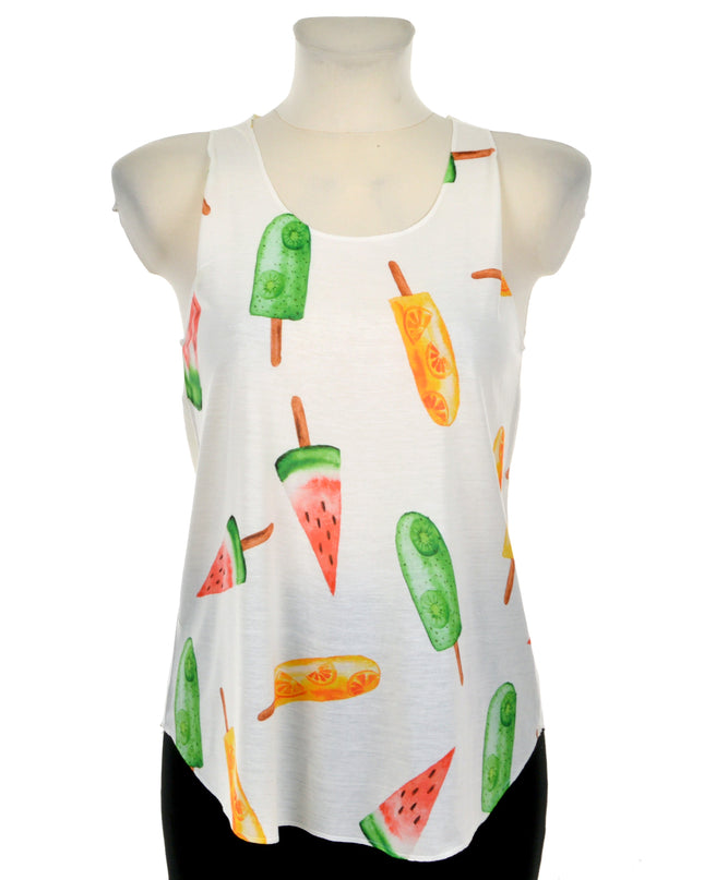 Ice Creams Loose Tank Top for Men and Women | Outlet Sale