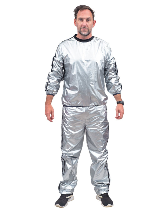 Todd & Margo Shiny Silver Workout Set