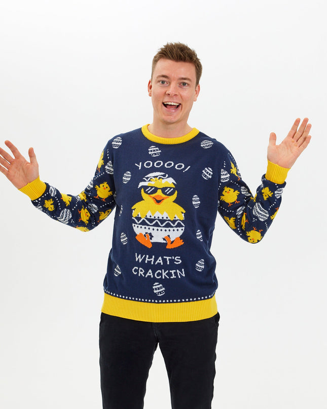 What's Cracking Easter Sweater - Women's Style