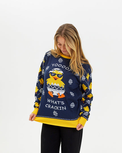 What's Cracking Easter Sweater - Women's Style