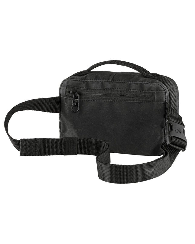 Fjallraven Kanken Hip Pack - Black | Handle: fjallraven-kanken-hip-pack-black