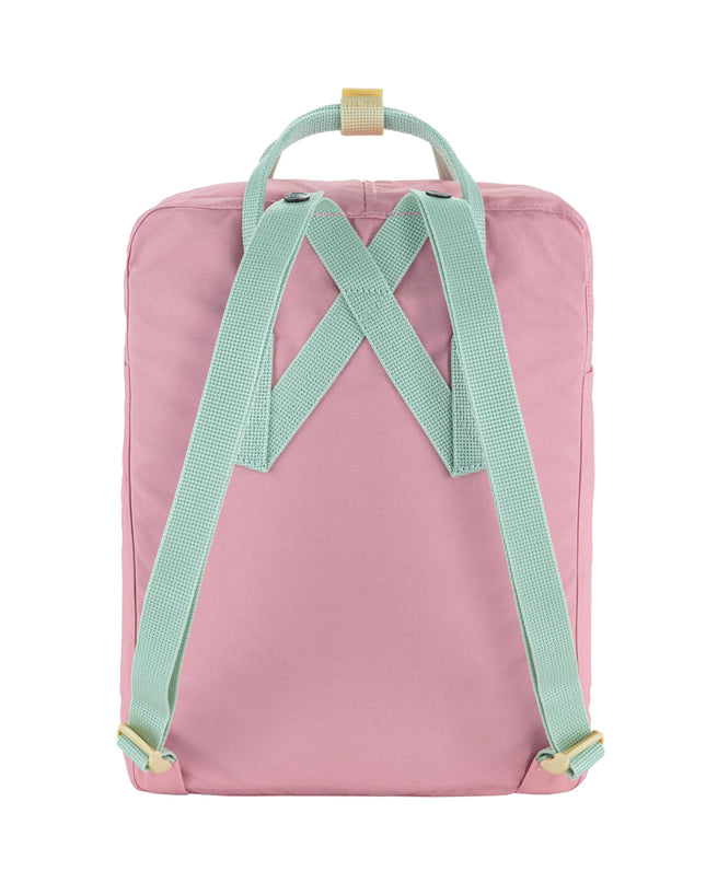 Fjallraven Kanken Koncept Backpack in Pink Mint Green