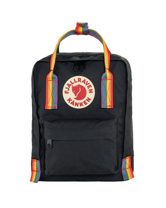 Fjallraven Kanken Mini - Negro-Arcoíris